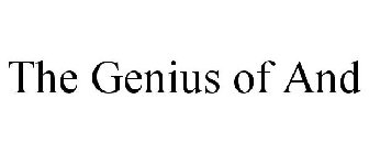 THE GENIUS OF AND