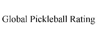 GLOBAL PICKLEBALL RATING