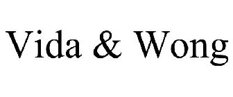 VIDA & WONG