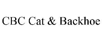 CBC CAT & BACKHOE