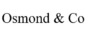 OSMOND & CO