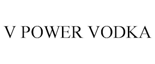 V POWER VODKA