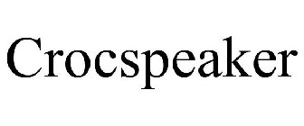 CROCSPEAKER