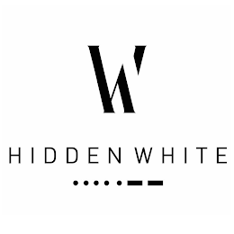 W HIDDEN WHITE