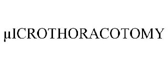 µICROTHORACOTOMY