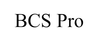 BCS PRO
