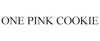 ONE PINK COOKIE