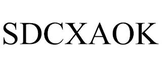 SDCXAOK