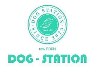 RAW PDRN DOG  STATION DOG STATION · SINCE 2023 · RAW PDRN