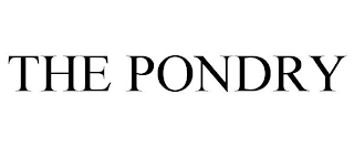 THE PONDRY