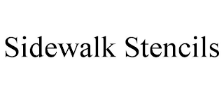 SIDEWALK STENCILS