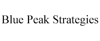 BLUE PEAK STRATEGIES