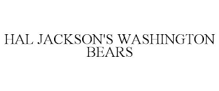 HAL JACKSON'S WASHINGTON BEARS