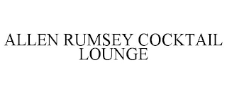 ALLEN RUMSEY COCKTAIL LOUNGE