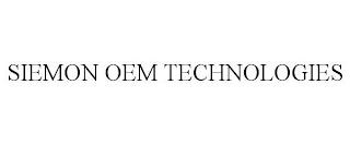 SIEMON OEM TECHNOLOGIES