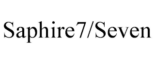 SAPHIRE7/SEVEN