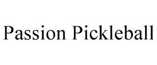 PASSION PICKLEBALL