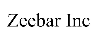 ZEEBAR INC