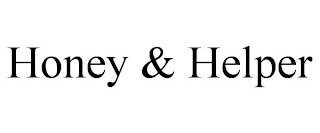 HONEY & HELPER