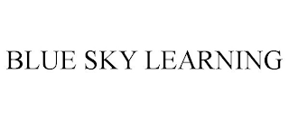 BLUE SKY LEARNING