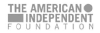 THE AMERICAN INDEPENDENT  FOUNDATION