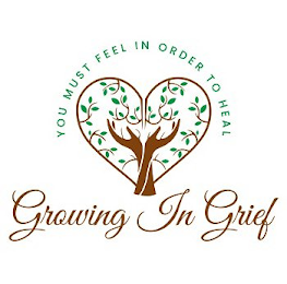 GROWING IN GRIEF YOU MUST FEEL IN ORDER TO HEALTO HEAL