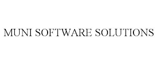 MUNI SOFTWARE SOLUTIONS