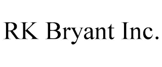 RK BRYANT INC.