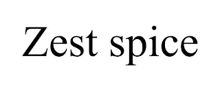 ZEST SPICE