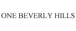 ONE BEVERLY HILLS