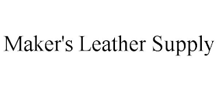MAKER'S LEATHER SUPPLY