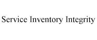 SERVICE INVENTORY INTEGRITY