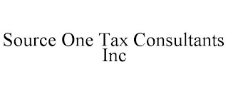 SOURCE ONE TAX CONSULTANTS INC