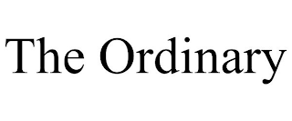 THE ORDINARY