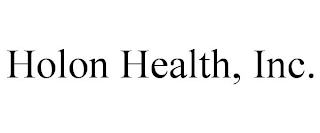 HOLON HEALTH, INC.