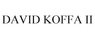 DAVID KOFFA II