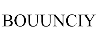 BOUUNCIY