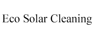 ECO SOLAR CLEANING