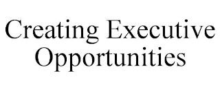 CREATING EXECUTIVE OPPORTUNITIES