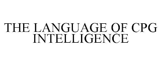 THE LANGUAGE OF CPG INTELLIGENCE