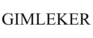 GIMLEKER