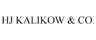 HJ KALIKOW & CO