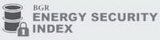 BGR ENERGY SECURITY INDEX