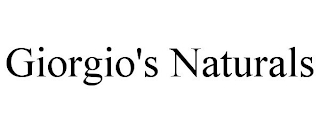 GIORGIO'S NATURALS