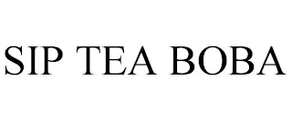 SIP TEA BOBA