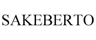 SAKEBERTO