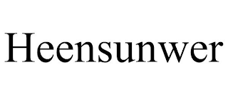 HEENSUNWER