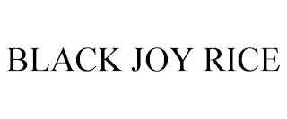 BLACK JOY RICE