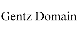 GENTZ DOMAIN