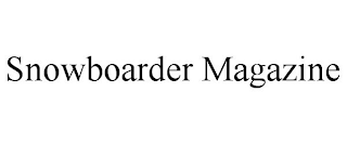 SNOWBOARDER MAGAZINE
